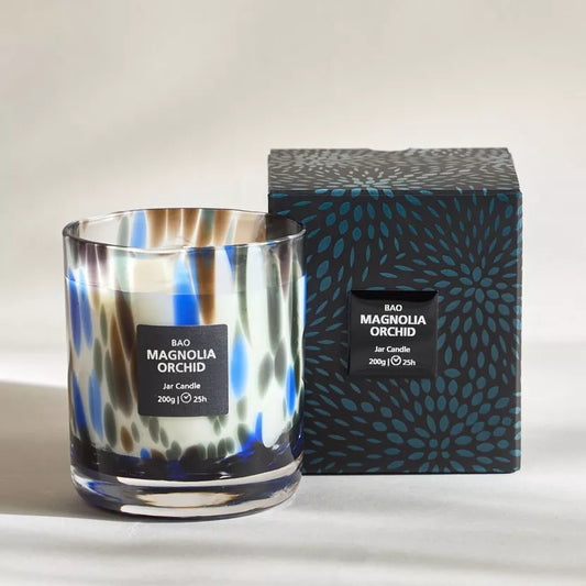 Bao Magnolia Orchid Scented Jar Candle - 25 h